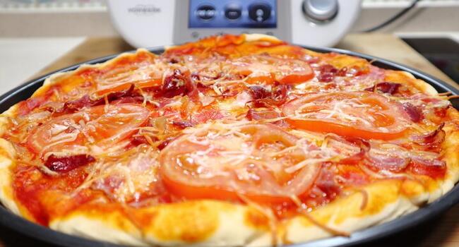 La Pizza campera lista para comer 