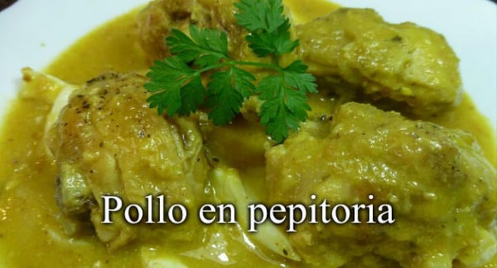 Pollo en pepitoria receta Casera