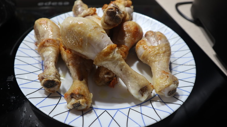 preparacion muslos pollo dorados