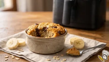 receta Baked Oats freidora de aire