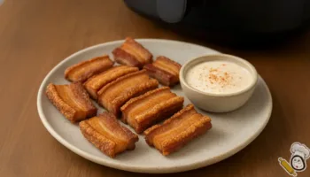 receta Panceta de cerdo freidora de aire