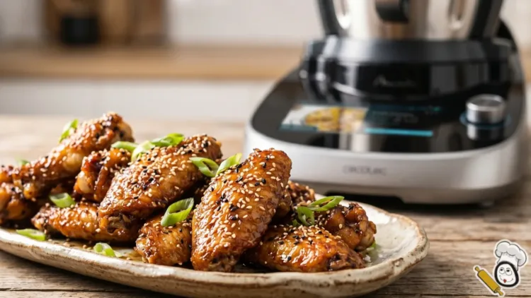 receta alitas de pollo salsa soja miel limon mambo cecotec