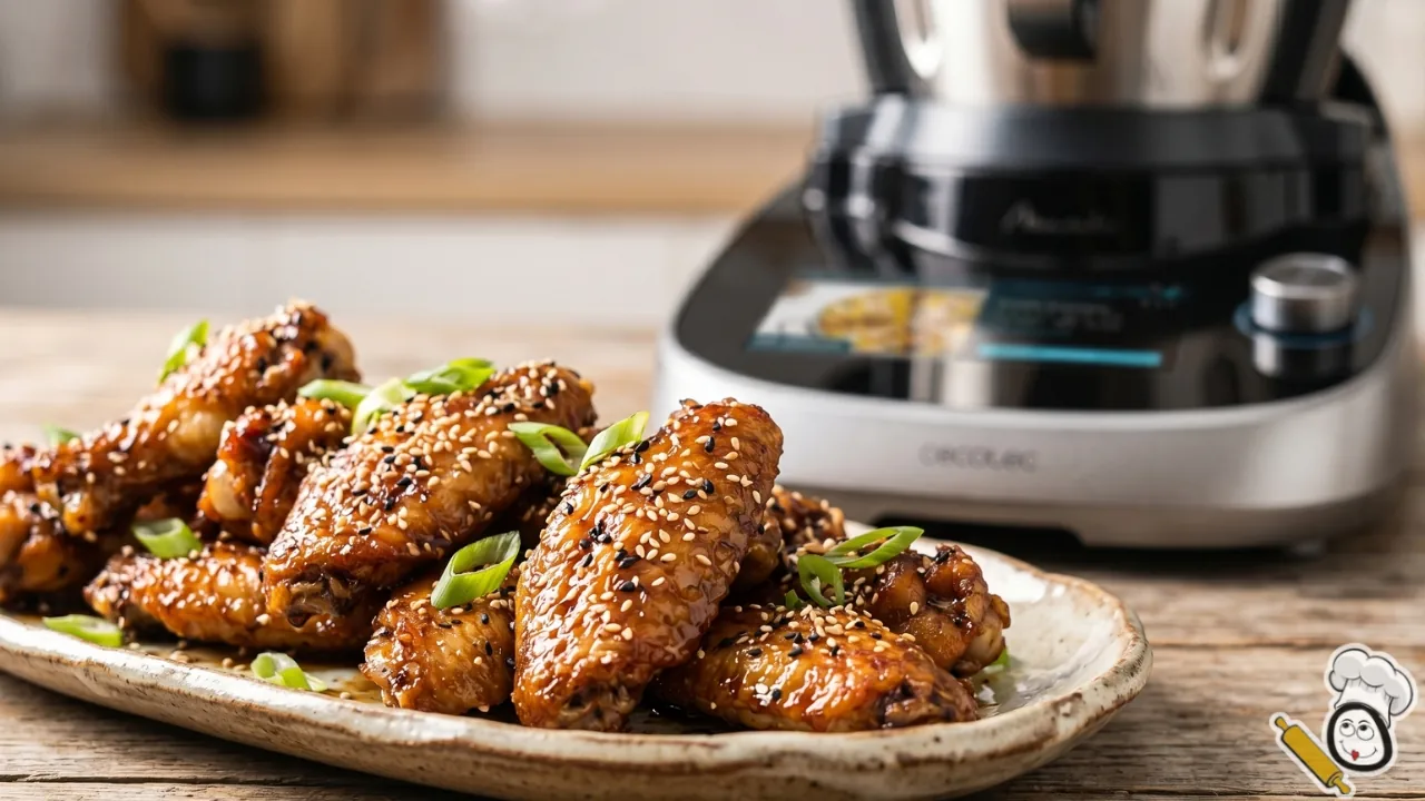 receta alitas de pollo salsa soja miel limon mambo cecotec
