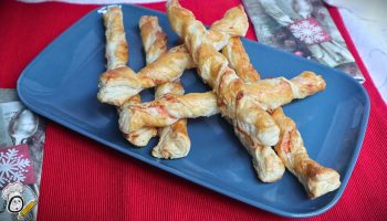 receta aperitivo hojaldre salmon queso freidora aire