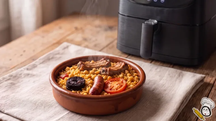 receta arroz al horno freidora de aire