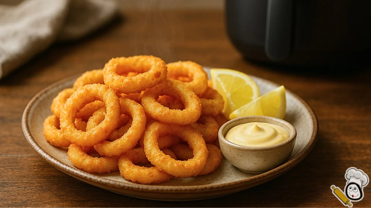 receta calamares fritos freidora de aire