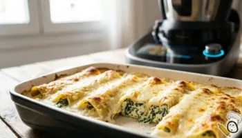 receta canalones de queso mambo cecotec