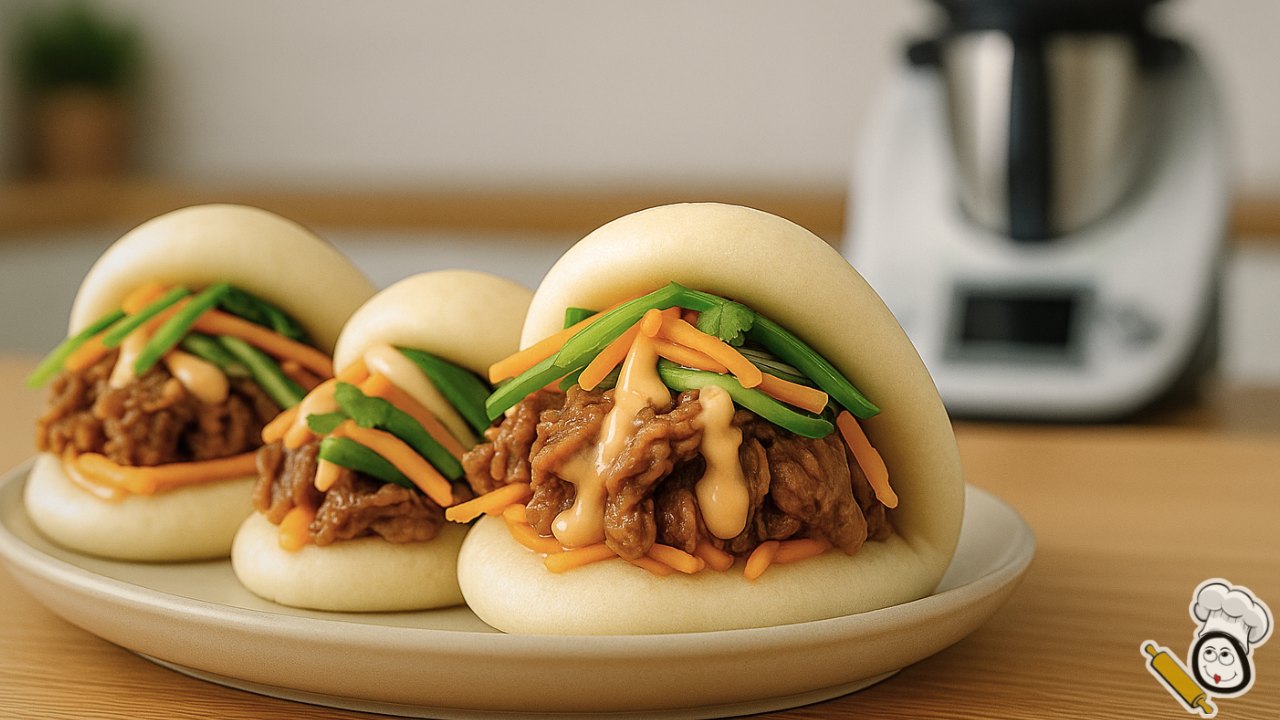 receta casera pan bao thermomix