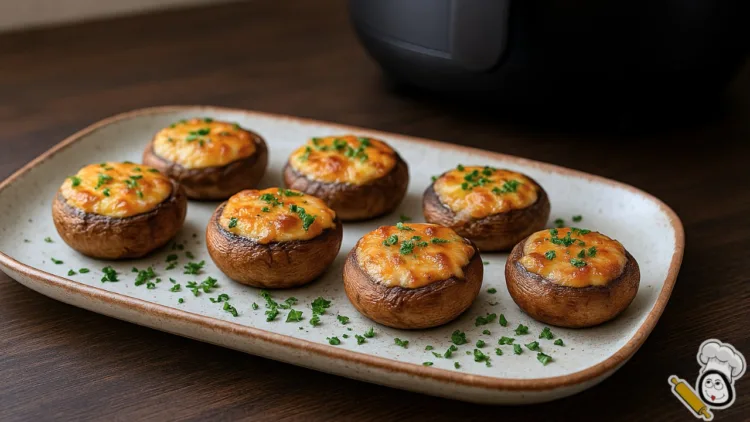 receta champiñones rellenos thermomix