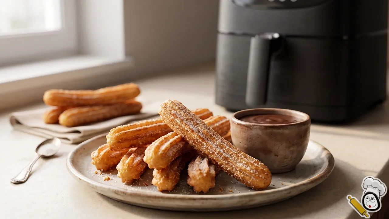 receta churros congelados freidora de aire