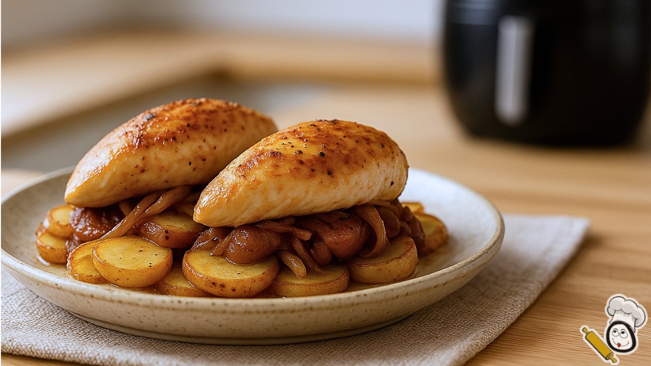 receta contramuslos de pollo freidora sin aceite