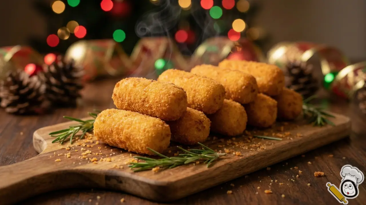 receta croquetas navidad freidora de aire