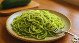 receta espaguetis calabacin naturales receta casera