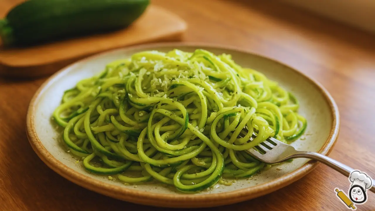 receta espaguetis calabacin naturales receta casera