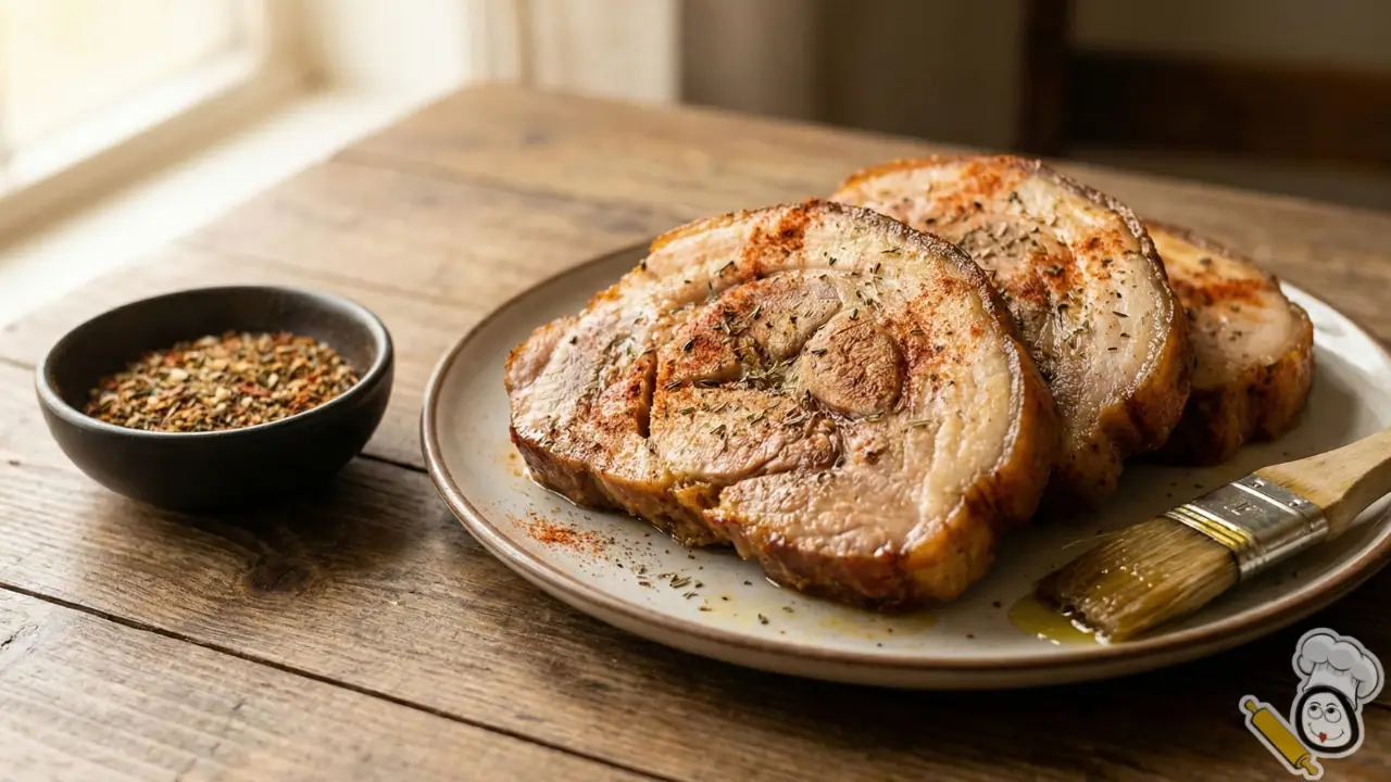 receta filetes pierna cerdo freidora de aire