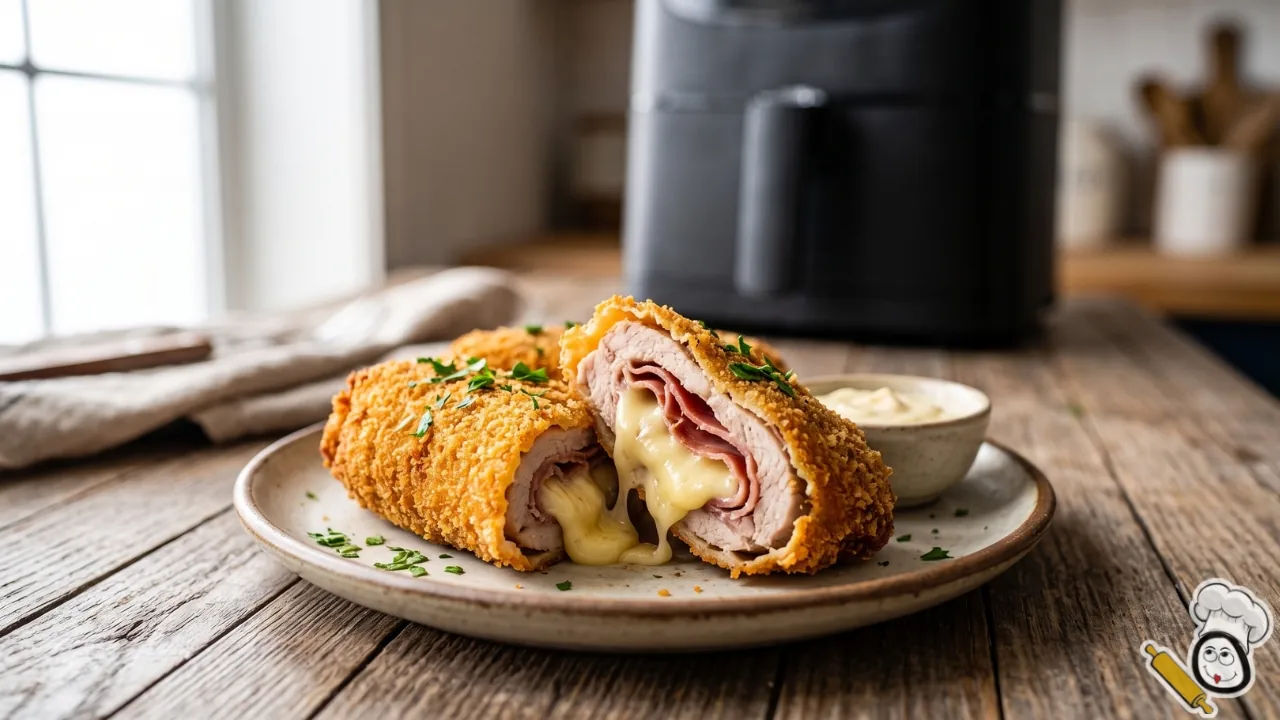 receta flamenquin en la freidora de aire