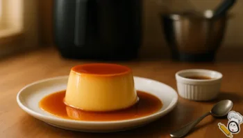 receta flan de huevo freidora de aire