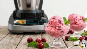 receta helado de cereza mambo cecotec