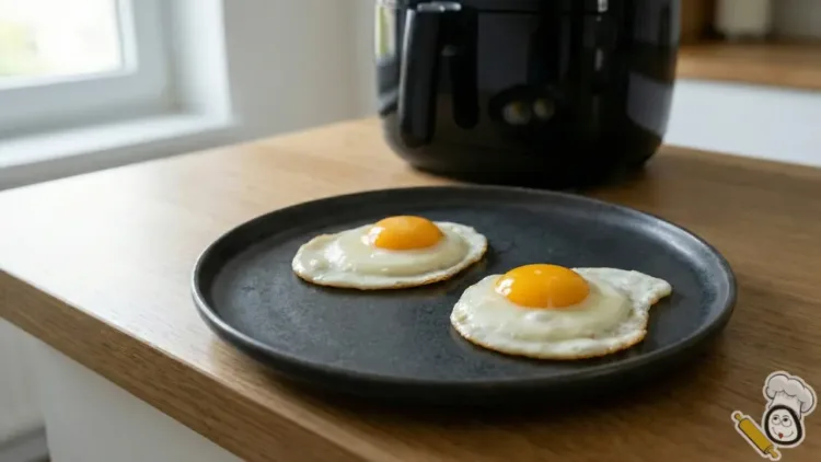 receta huevos fritos freidora de aire
