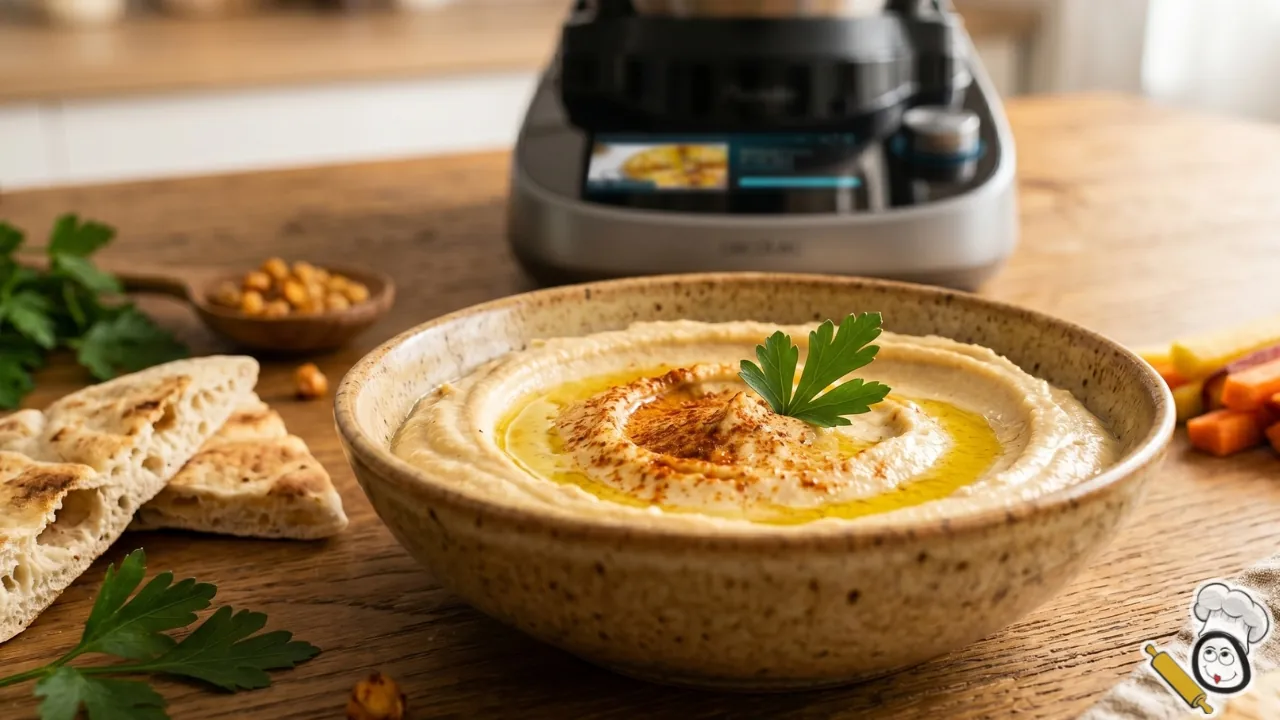 receta hummus garbanzo mambo cecotec
