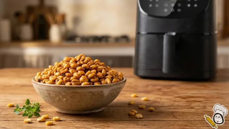 receta kikos de maiz saludables freidora de aire