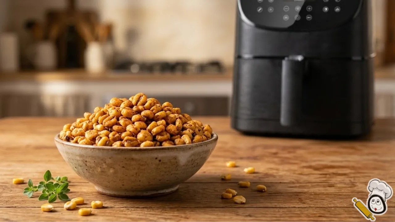 receta kikos de maiz saludables freidora de aire
