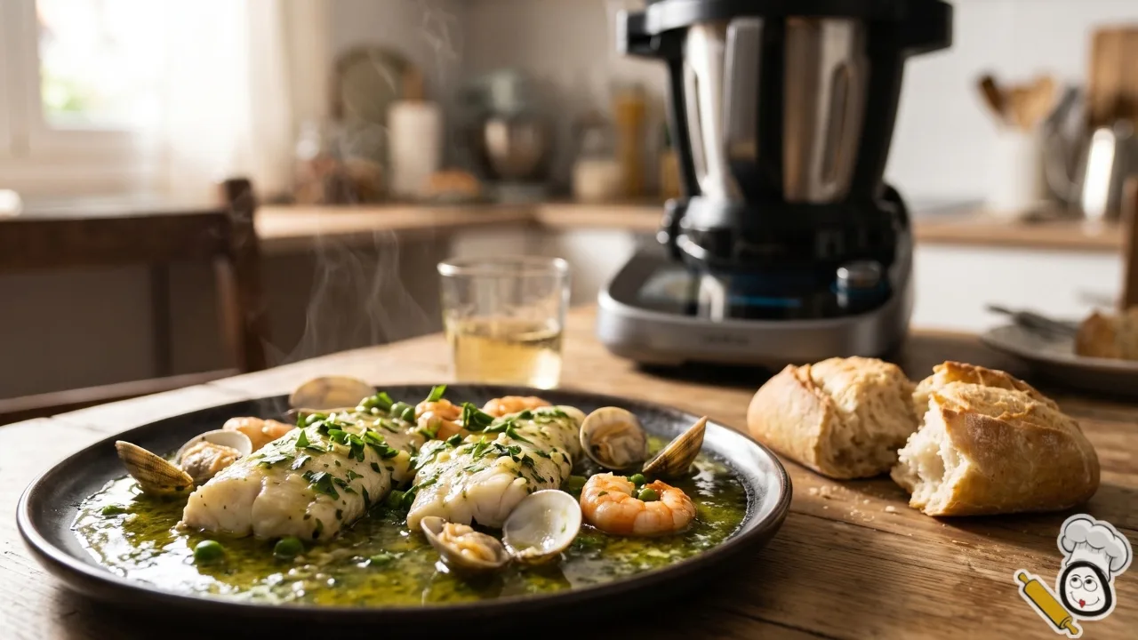 receta merluza salsa verde mambo cecotec