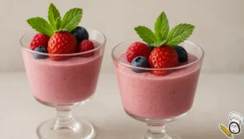 receta mousse frutos rojos thermomix