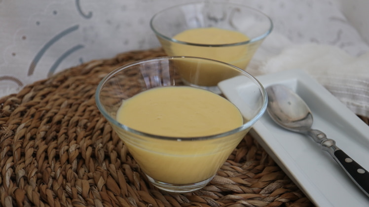 Como hacer con Thermomix una receta con mus de mango