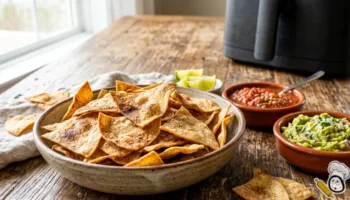 receta nachos crujientes freidora de aire