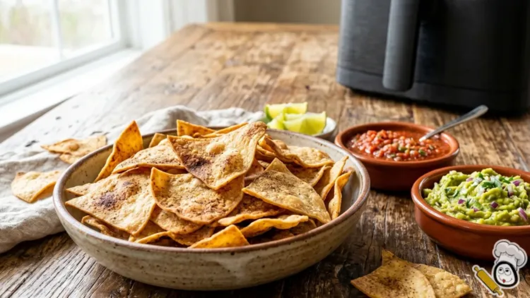 receta nachos crujientes freidora de aire