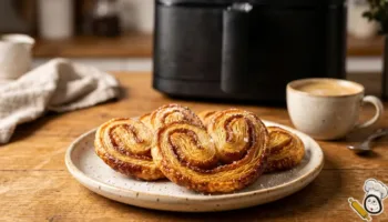 receta palmeras hojaldre freidora de aire