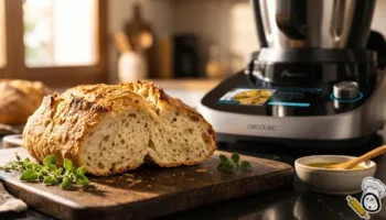 receta pan de ajo y oregano mambo cecotec