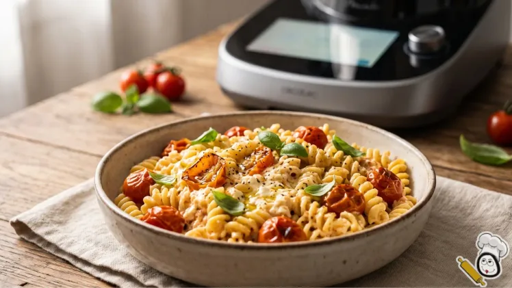 receta pasta feta tomates cherry mambo cecotec
