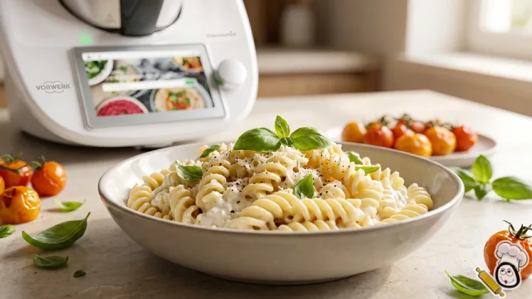 receta pasta remosa de queso cottage en thermomix