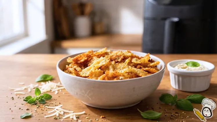 receta patatas chips en la freidora de aire