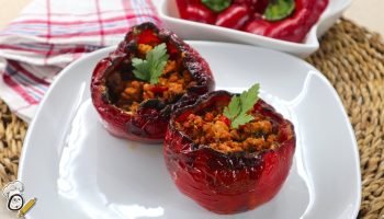 Receta de pimientos rellenos con carne picada