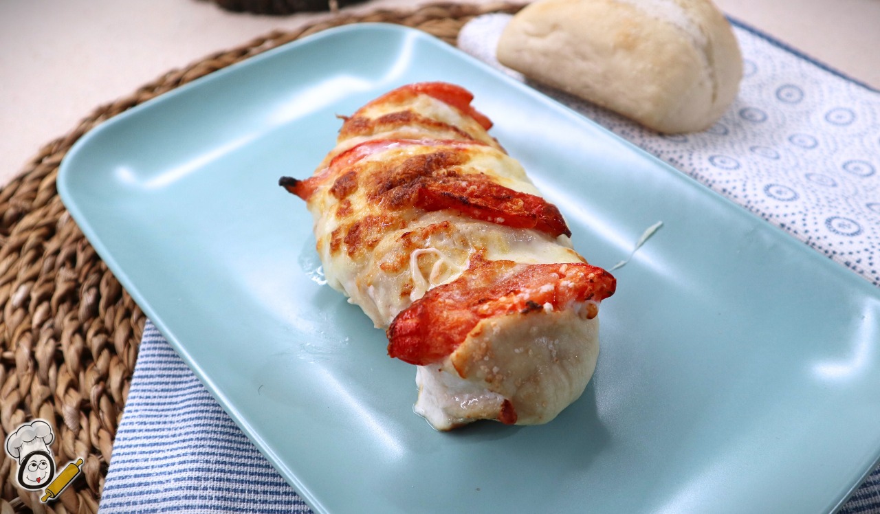 receta pollo relleno freidora aire