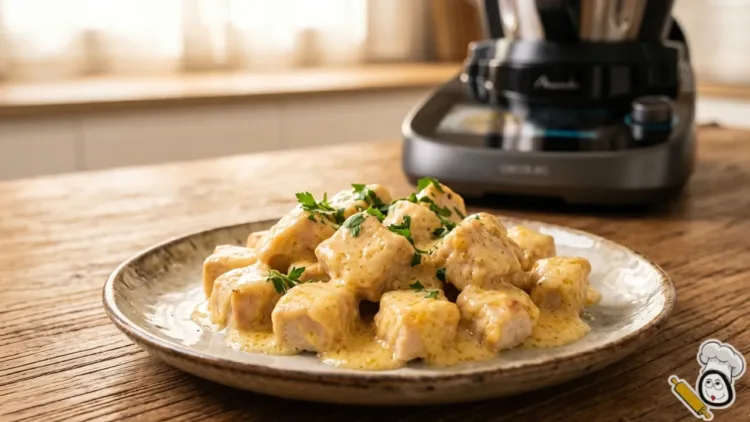 receta pollo salsa queso mambo cecotec