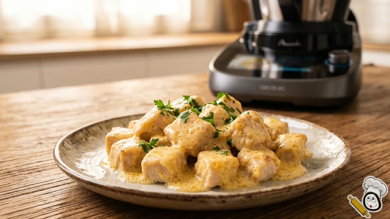 receta pollo salsa queso mambo cecotec