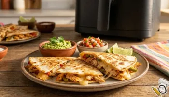 receta quesadilla queso freidora de aire
