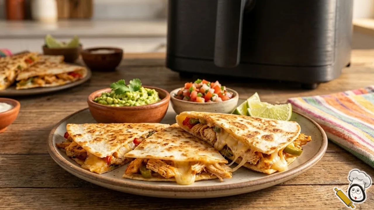 receta quesadilla queso freidora de aire