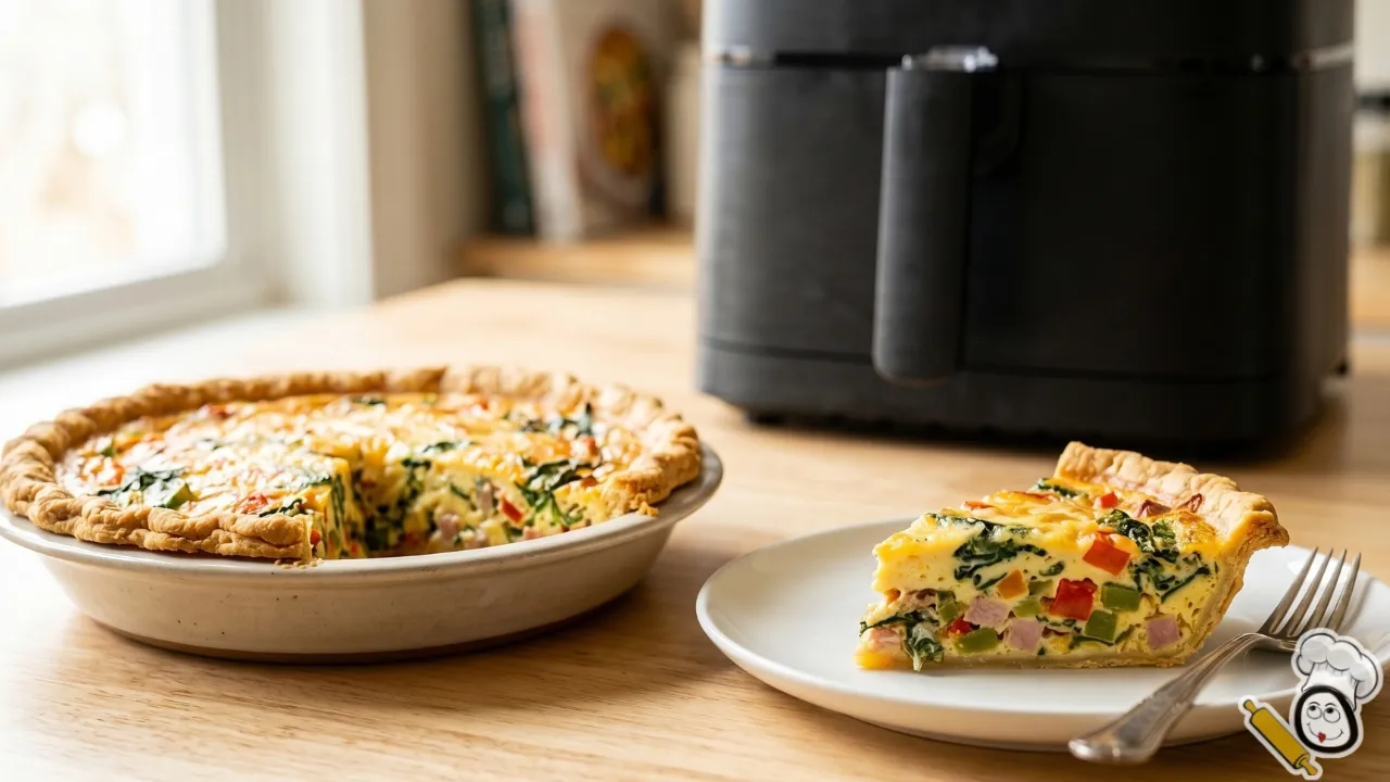 receta quiche de verduras freidora de aire