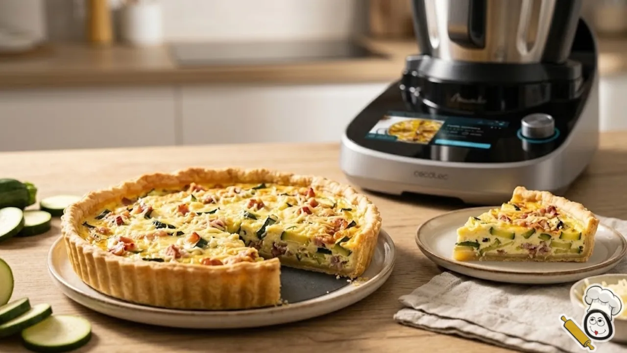 receta quichen de calabacin bacon