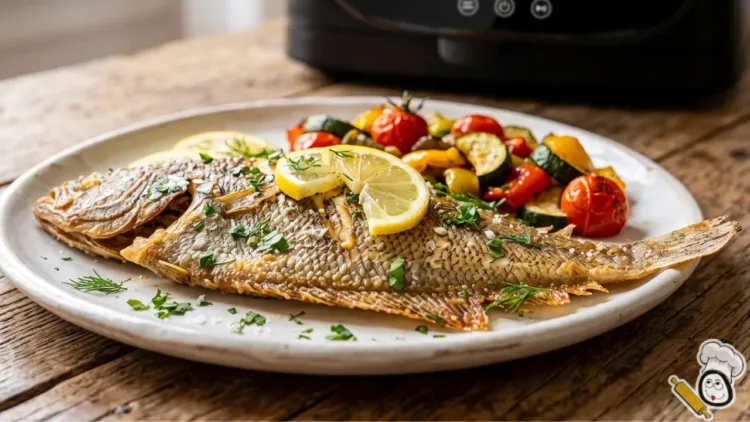 receta sana lenguado freidora de aire