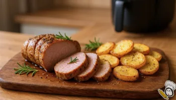 receta solomillo de carne de cerdo freidora de aire