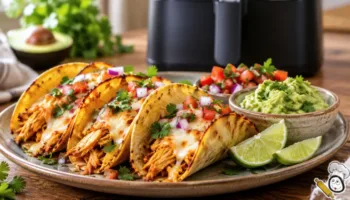 receta tacos pollo freidora de aire