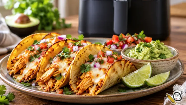 receta tacos pollo freidora de aire