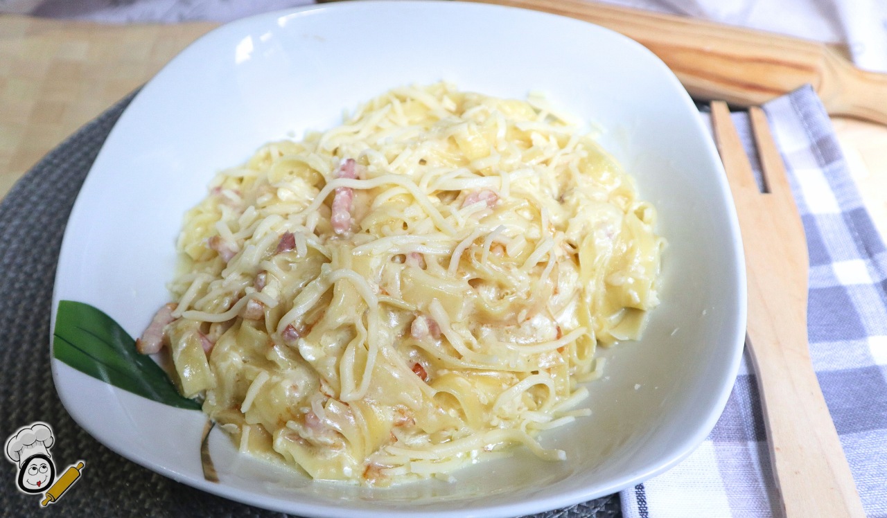 receta tagliatelle nido carbonara thermomix
