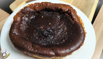 receta tarta de queso rapida freidora aire